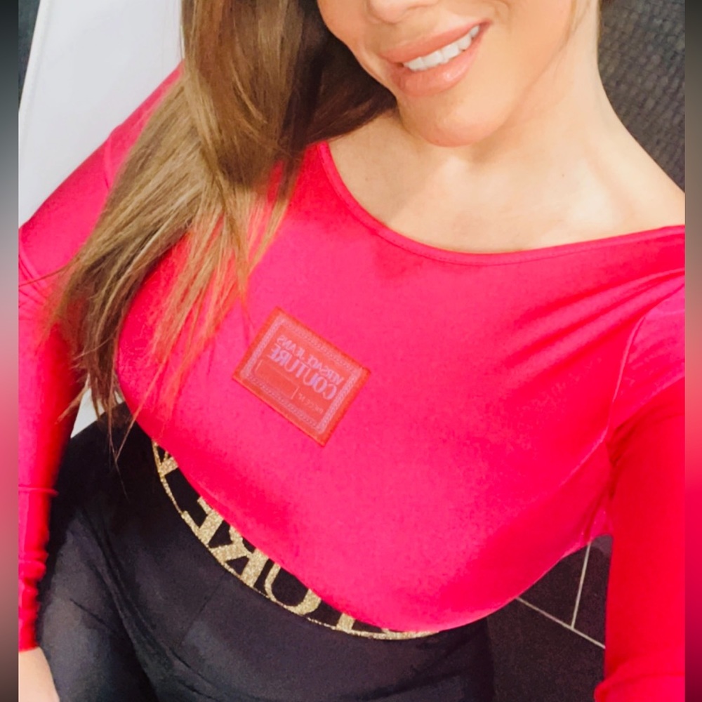 Authentic Versace  Fushia bodysuit